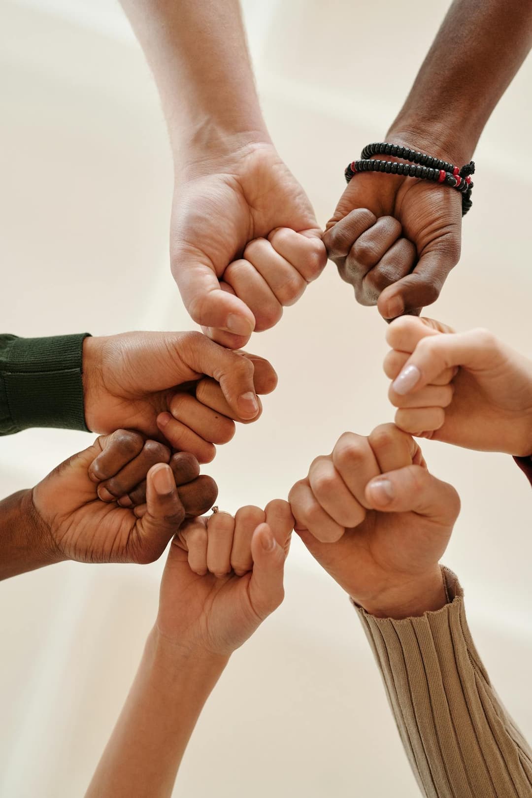 Professional financial planning team working together